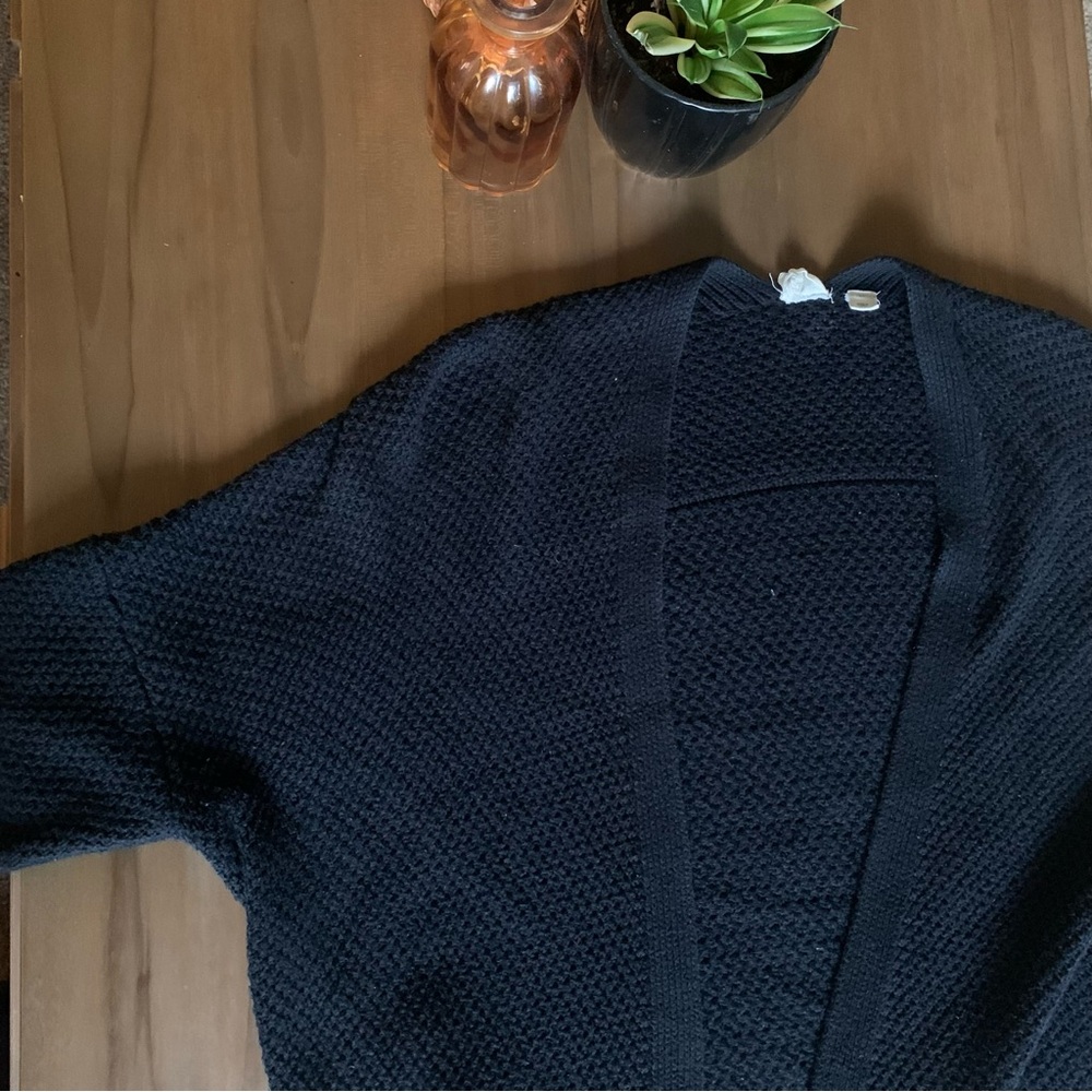 GAP Women's Black Cardigan Sweater 100% Cotton